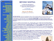 Tablet Screenshot of beyondnootka.com